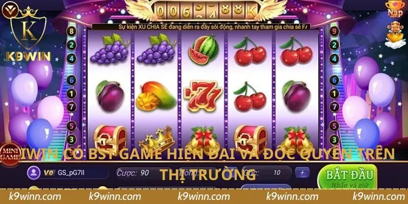 IWIN có BST game hiện đại và độc quyền trên thị trường