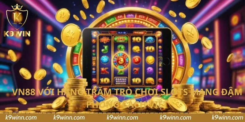 VN88 với hàng trăm trò chơi slots mang đậm phong cách Việt 